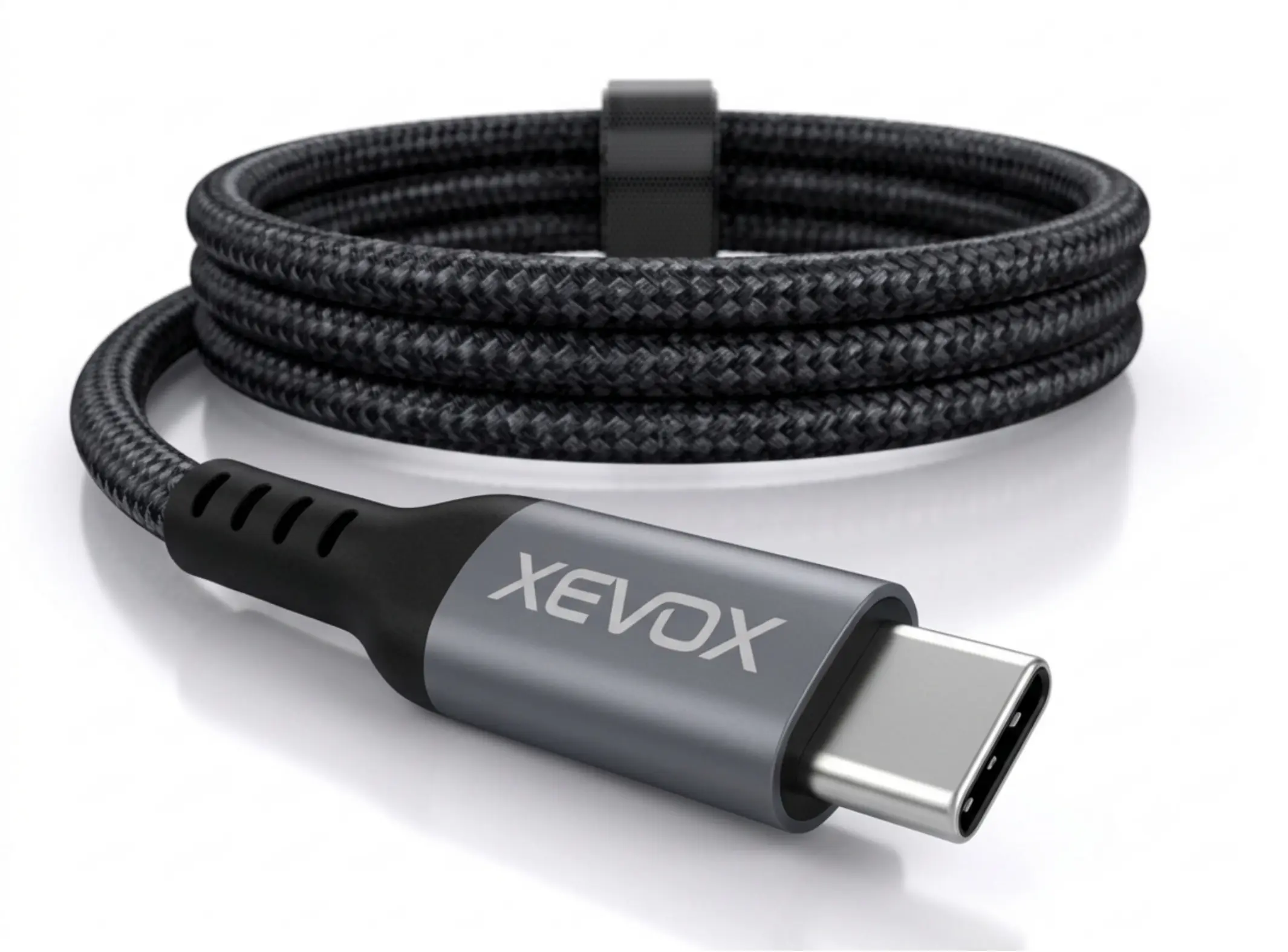 XEVOX Core USB-C cable in black braid